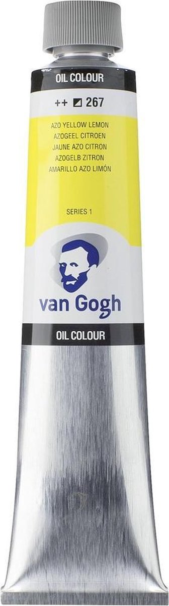 Peinture à l'huile Van Gogh tube 200 ml jaune azoïque citron (primaire) 267