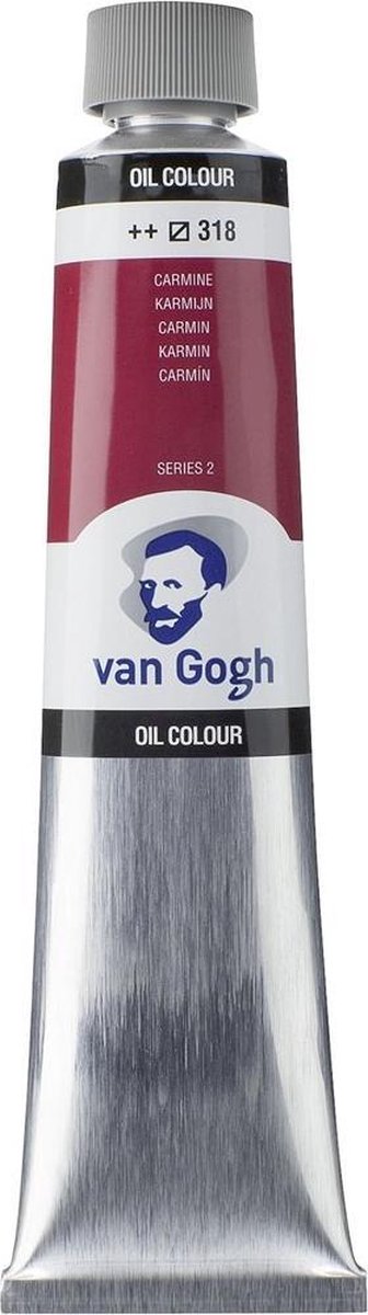 Peinture à l'huile Van Gogh tube 200 ml carmin 318