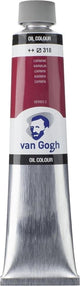 Peinture à l'huile Van Gogh tube 200 ml carmin 318