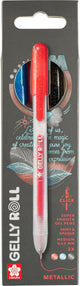 Sakura • ensemble métallique rétractable gelly roll rouge bleu noir 3pcs