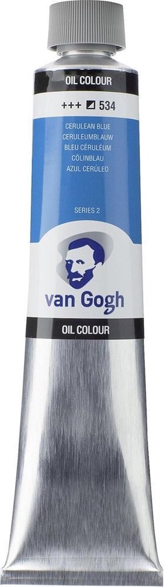Peinture à l'huile Van Gogh tube 200 ml bleu céruléen 534