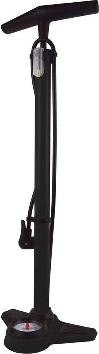 Pompe à vélo de Dresco Manomètre 70 cm noir