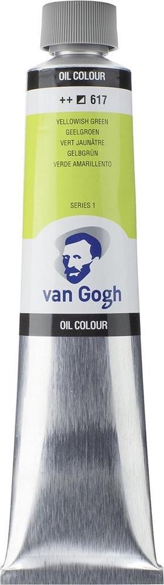 Peinture à l'huile Van Gogh tube 200 ml jaune vert 617