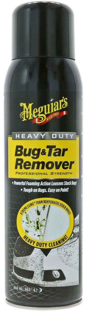 Meguiar's Meguiar's Heavy Duty Bug Tar Remover 425 ml – Insect Remover Car – Xtreme Cling Foam – Élimine la saleté tenace
