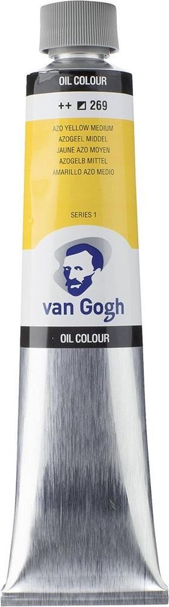 Peinture à l'huile Van Gogh tube 200 ml jaune azo moyen 269