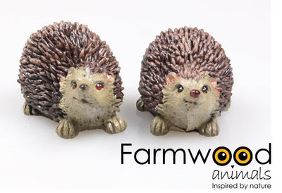 Statue de jardin animaux de ferme hérisson s 6x4x4cm