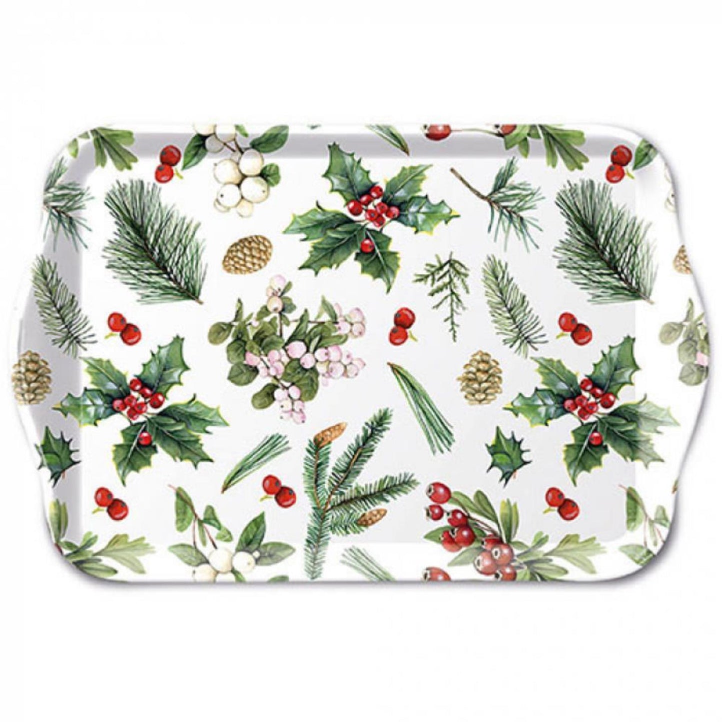 Plateau Ambiente 13x21cm verdure d'hiver