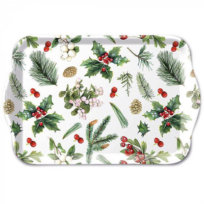 Plateau Ambiente 13x21cm verdure d'hiver