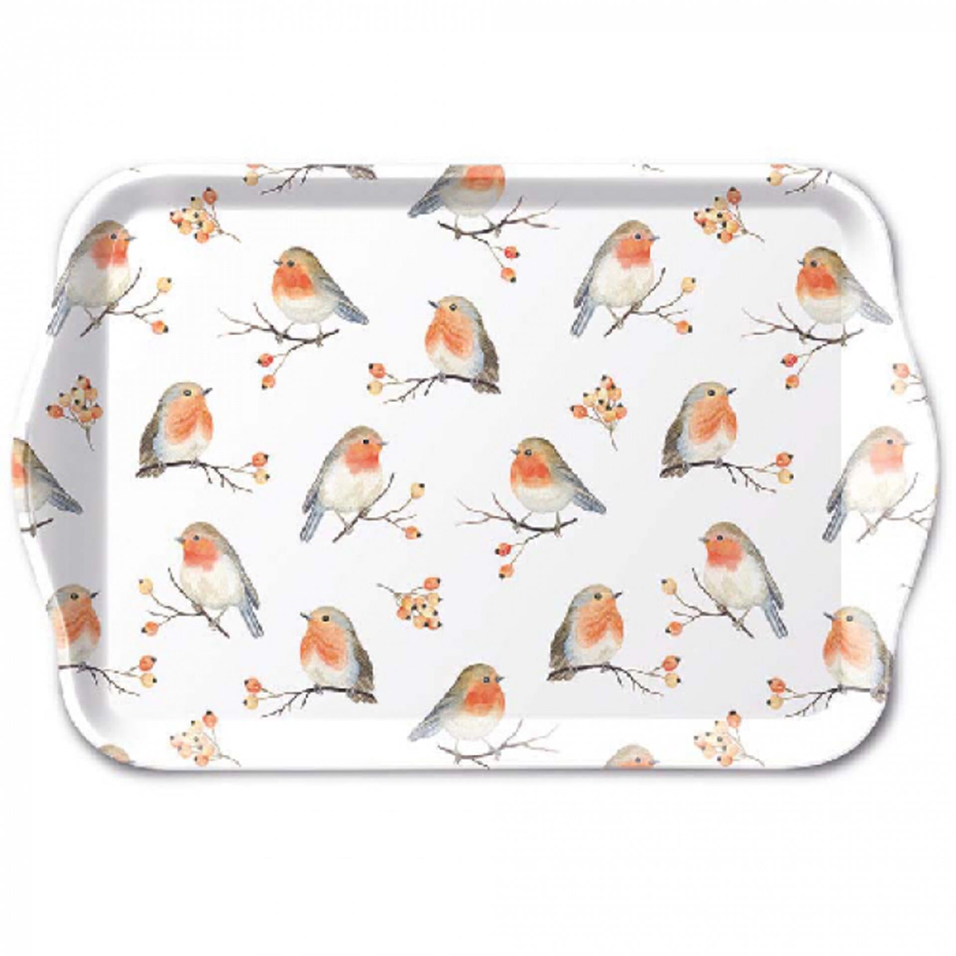 Plateau Ambiente famille Robin 13x21cm