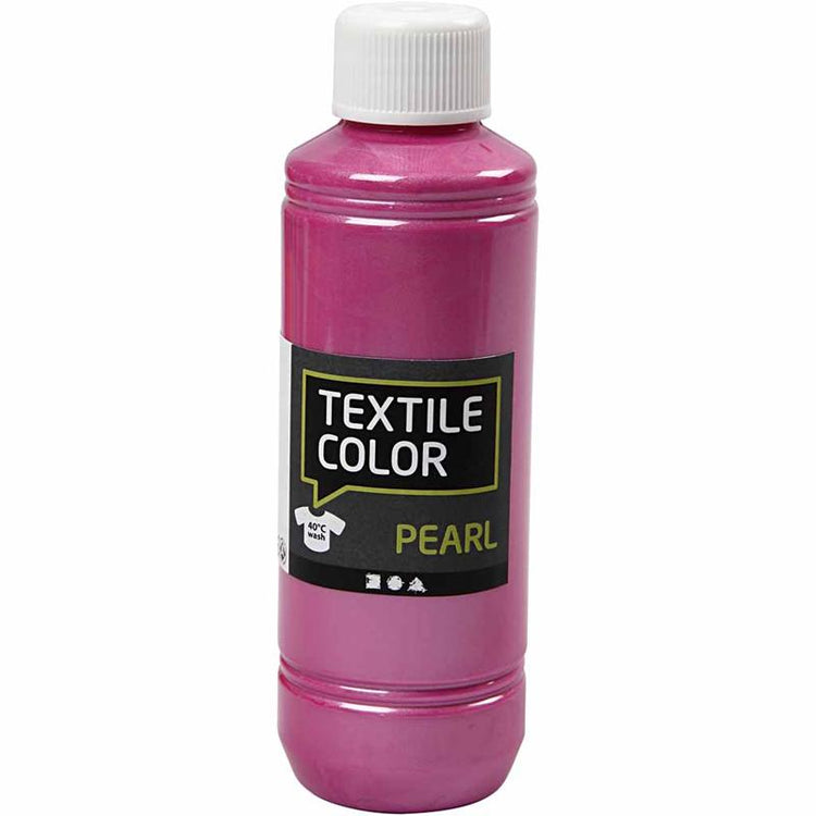 Couleur textile Creativ company, nacre, cyclamen, 250 ml 1 flacon