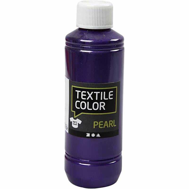 Couleur textile Creativ company, nacre, violet, 250 ml 1 bouteille