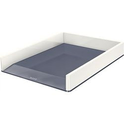 Bac à courrier leitz wow polystyrène 267x336x49mm a4 blanc