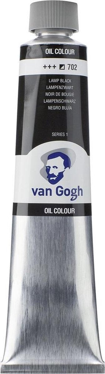 Peinture à l'huile Van Gogh tube 200 ml noir lampe 702