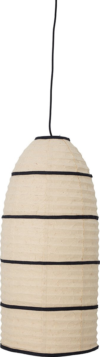 Bloomingville - lampe suspendue larrin - beige - papier