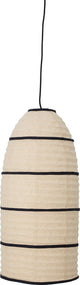 Bloomingville - lampe suspendue larrin - beige - papier