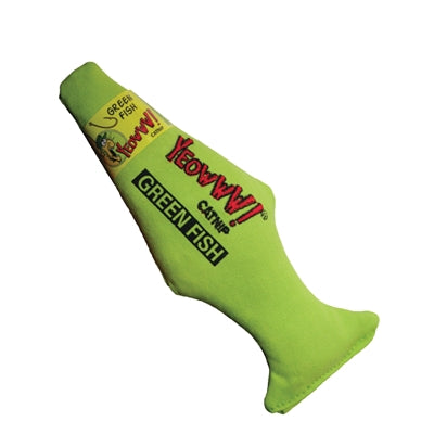 Yeowww poisson avec du vert catnip
