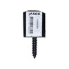 Mack 1069085 - Support d'écran tressé en L noir | 30 pièces
