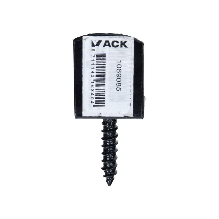 Mack 1069085 - Support d'écran tressé en L noir | 30 pièces