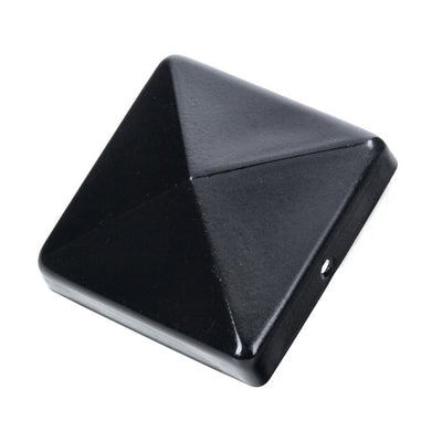 Mack 1069086 - poteau ornement pyramide noir 91 mm | 10 pièces