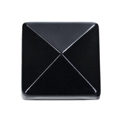 Mack 1069086 - poteau ornement pyramide noir 91 mm | 10 pièces