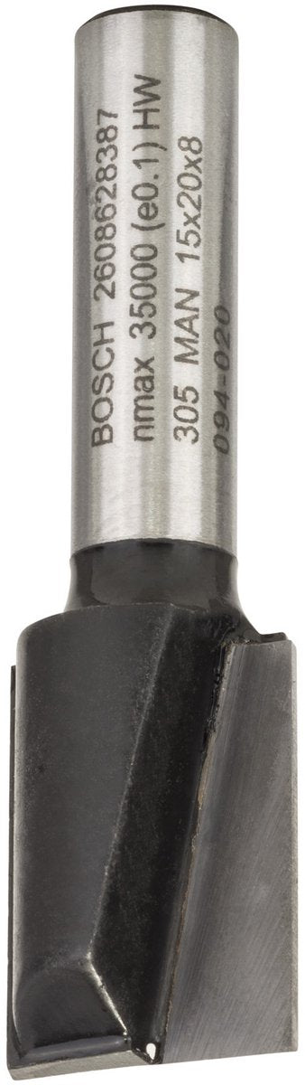 Bosch - fraises en bout 8 mm, d1 15 mm, l 20 mm, g 51 mm