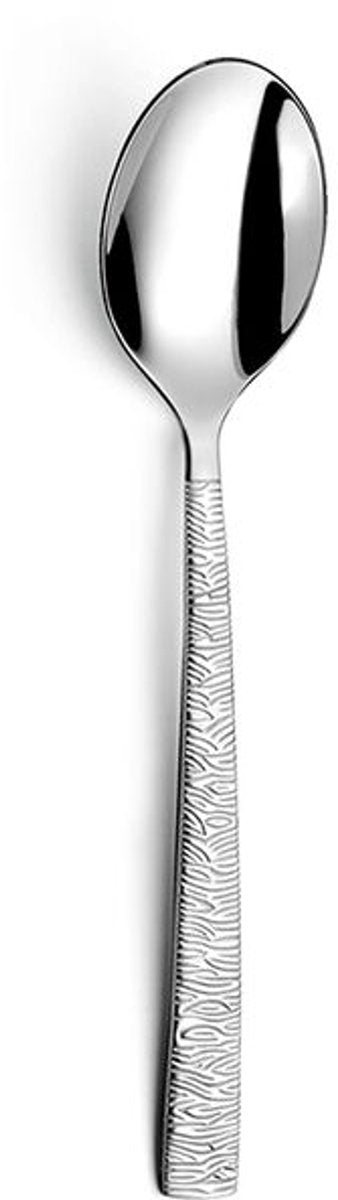 Amefa set de cuillères havane jungle métal inox café 12 pièces