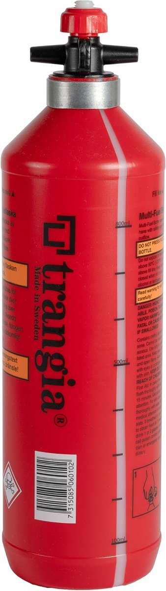 Bouteille de carburant Trangia rouge 1000 ml