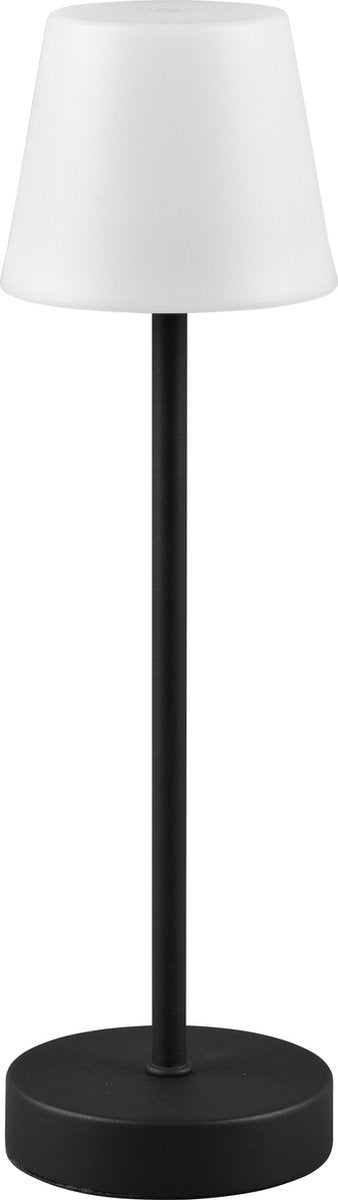 Rl vis ta lumière réalité martinez - lampe de table - noir - led smd - rechargeable - dimmable - rgb - ip44