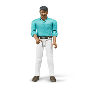 Bruder bworld figure man pantalon blanc