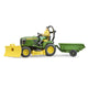 Bruder bworld John Deere Ride -un tondeuse