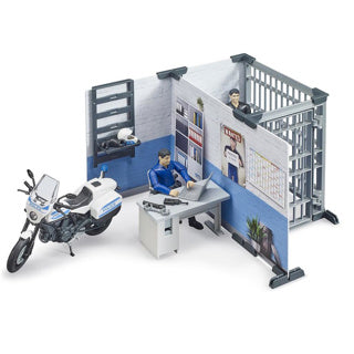 Station de police de Bruder Bworld avec moteur de police