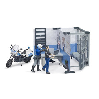Station de police de Bruder Bworld avec moteur de police