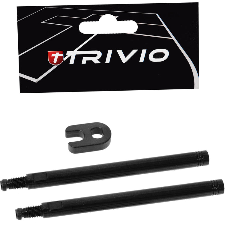 Trivio - jeu d'extensions de valve noir 80mm avec outils