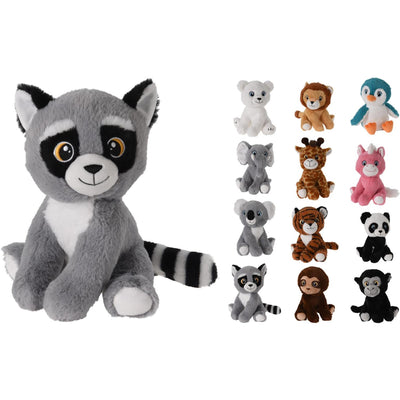 Tender Toys peluche animal sauvage 20x18x25cm