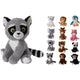 Tender Toys peluche animal sauvage 20x18x25cm