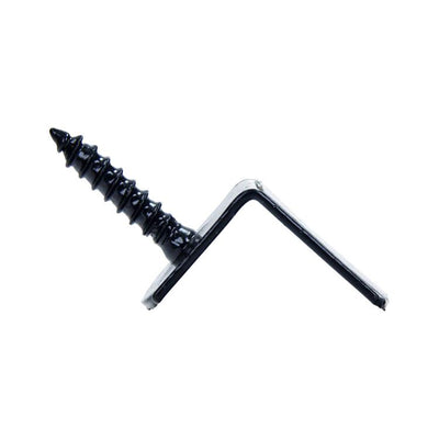 Mack 1069085 - Support d'écran tressé en L noir | 30 pièces