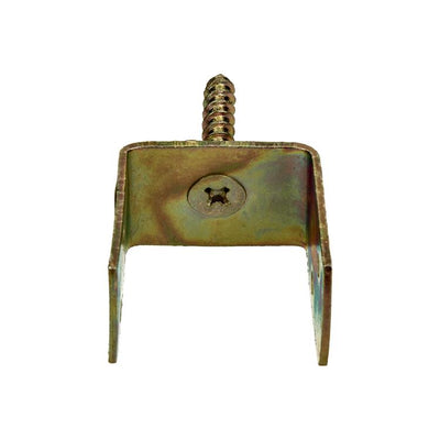 Mack 1069066 - Support d'écran tressé en U jaune galvanisé 37 mm | 10 pièces