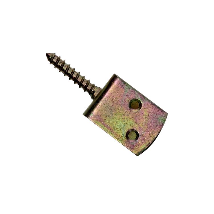 Mack 1069066 - Support d'écran tressé en U jaune galvanisé 37 mm | 10 pièces