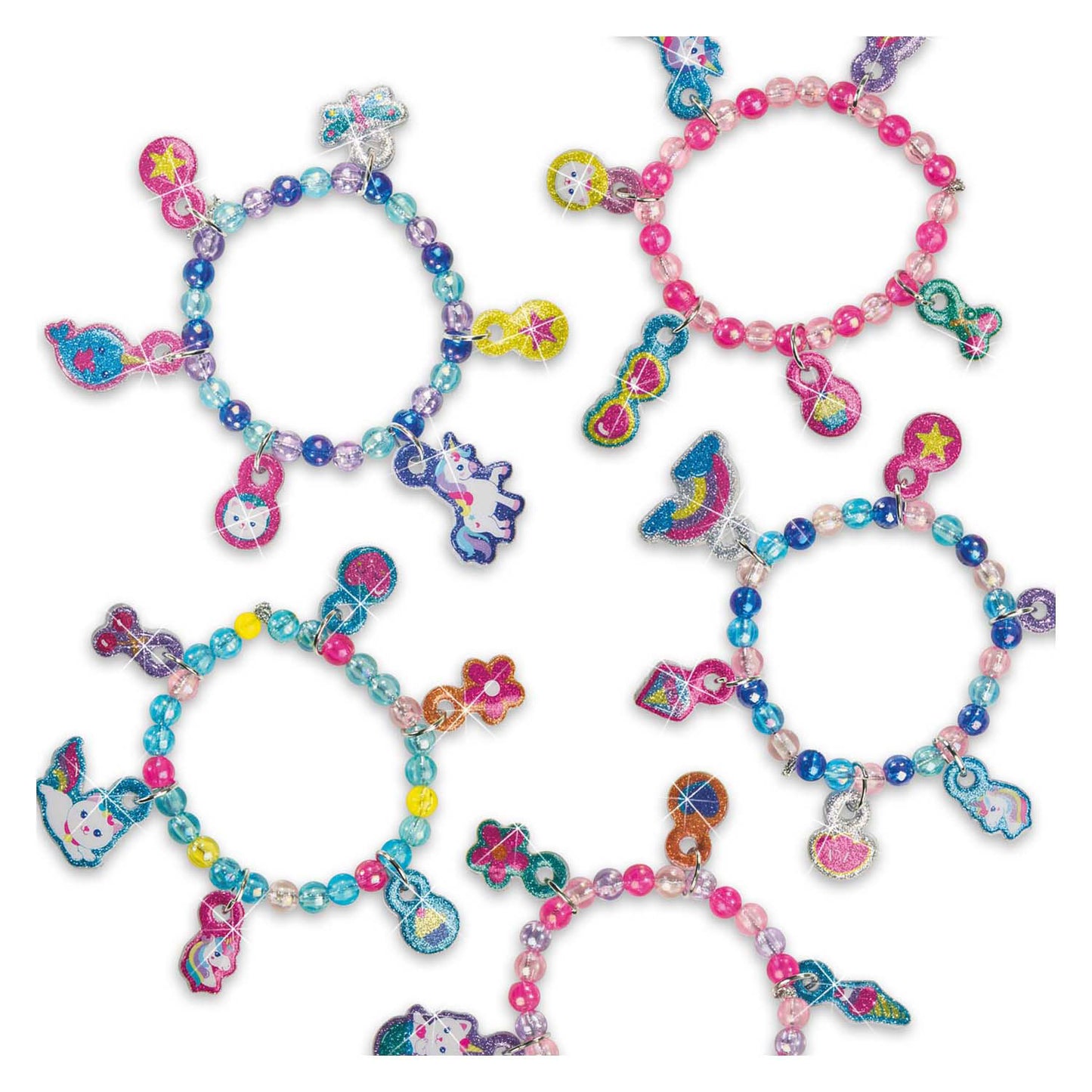 Bracelets d'autocollants SES Puffy Glitter