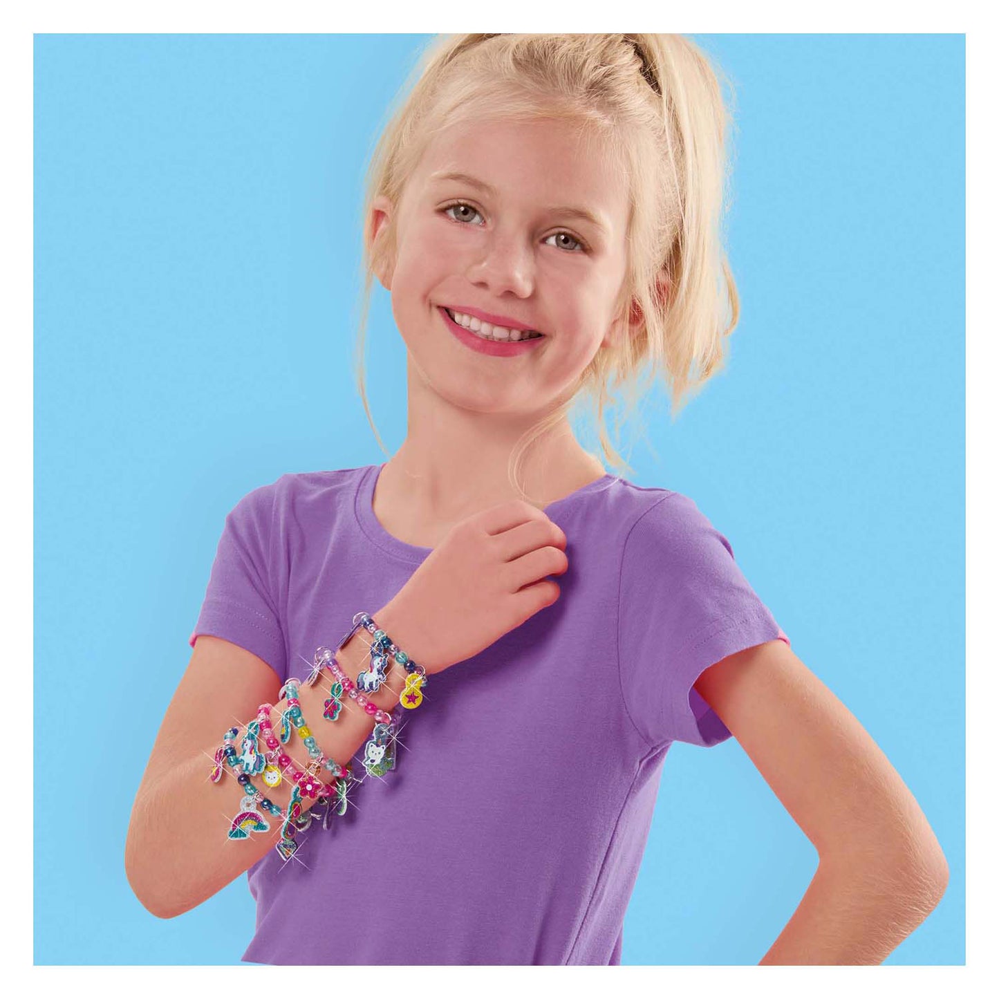 Bracelets d'autocollants SES Puffy Glitter