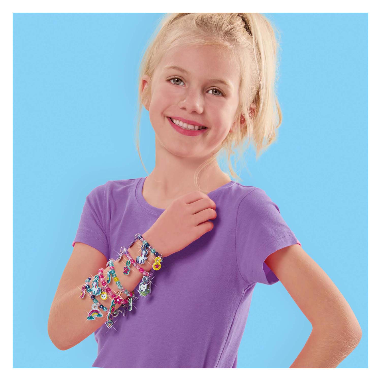 Bracelets d'autocollants SES Puffy Glitter