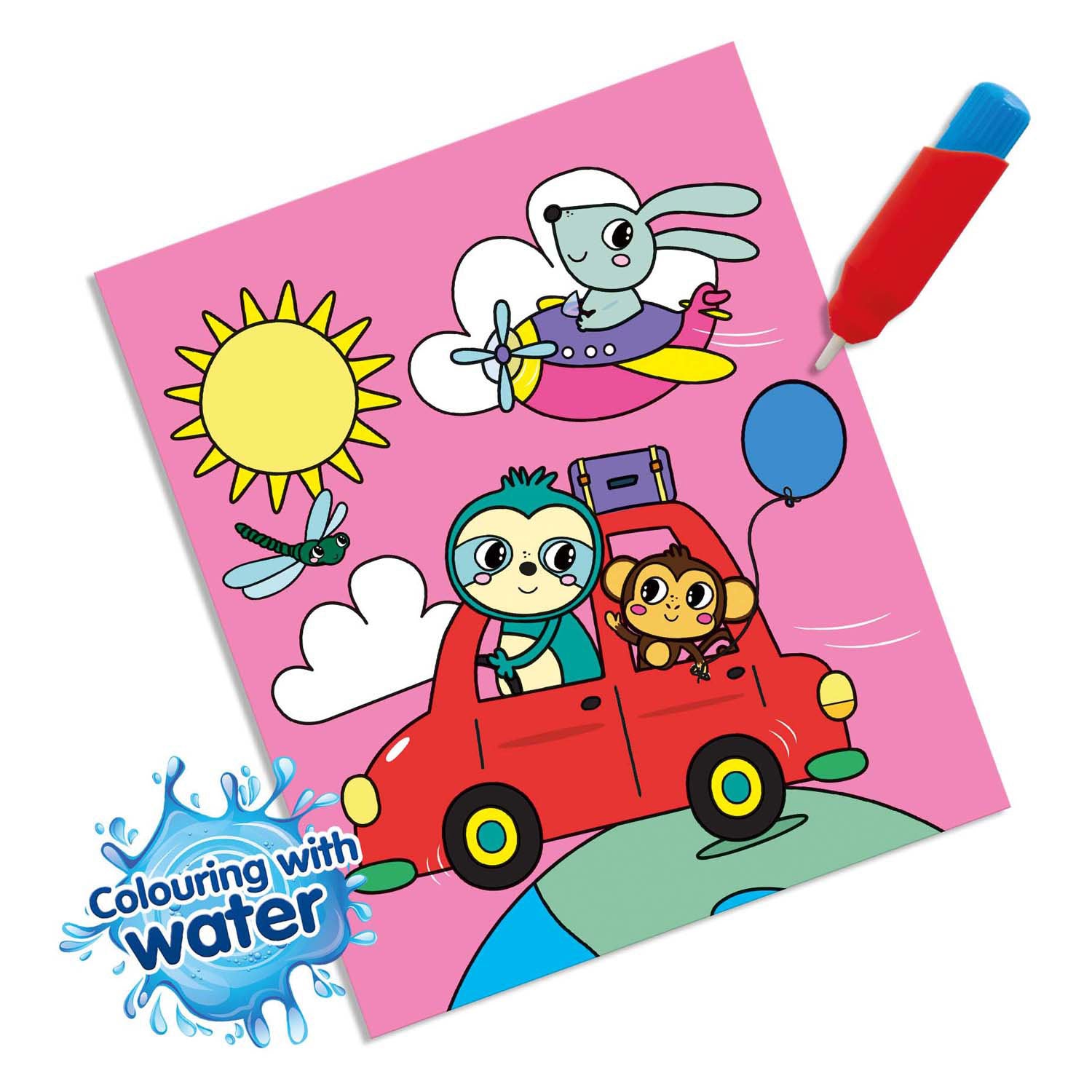 Ses Colors with Water Coloring Book - Voyager