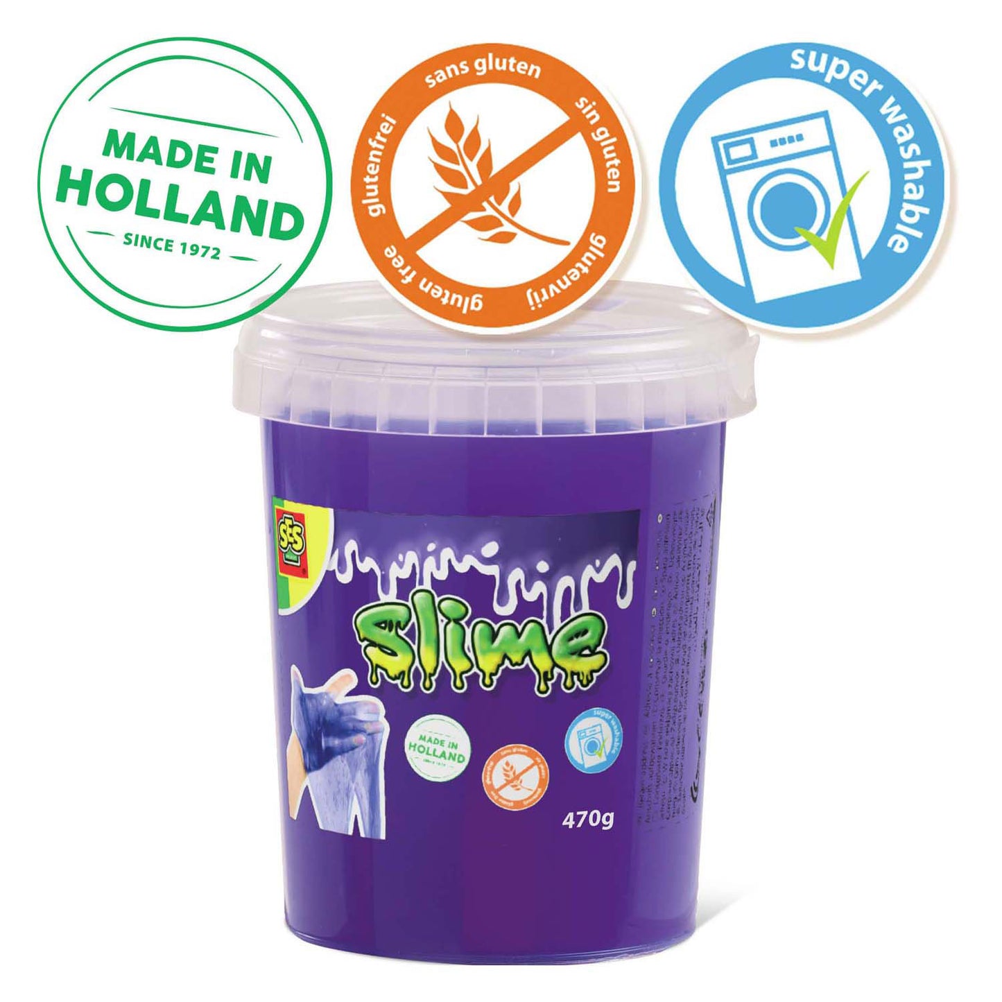 SES SLIME - Purple Glitter 470G