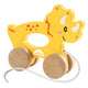 Ses Houten Trekvier 2 en 1 - Triceratops