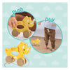 Ses Houten Trekvier 2 en 1 - Triceratops