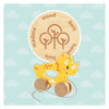 Ses Houten Trekvier 2 en 1 - Triceratops