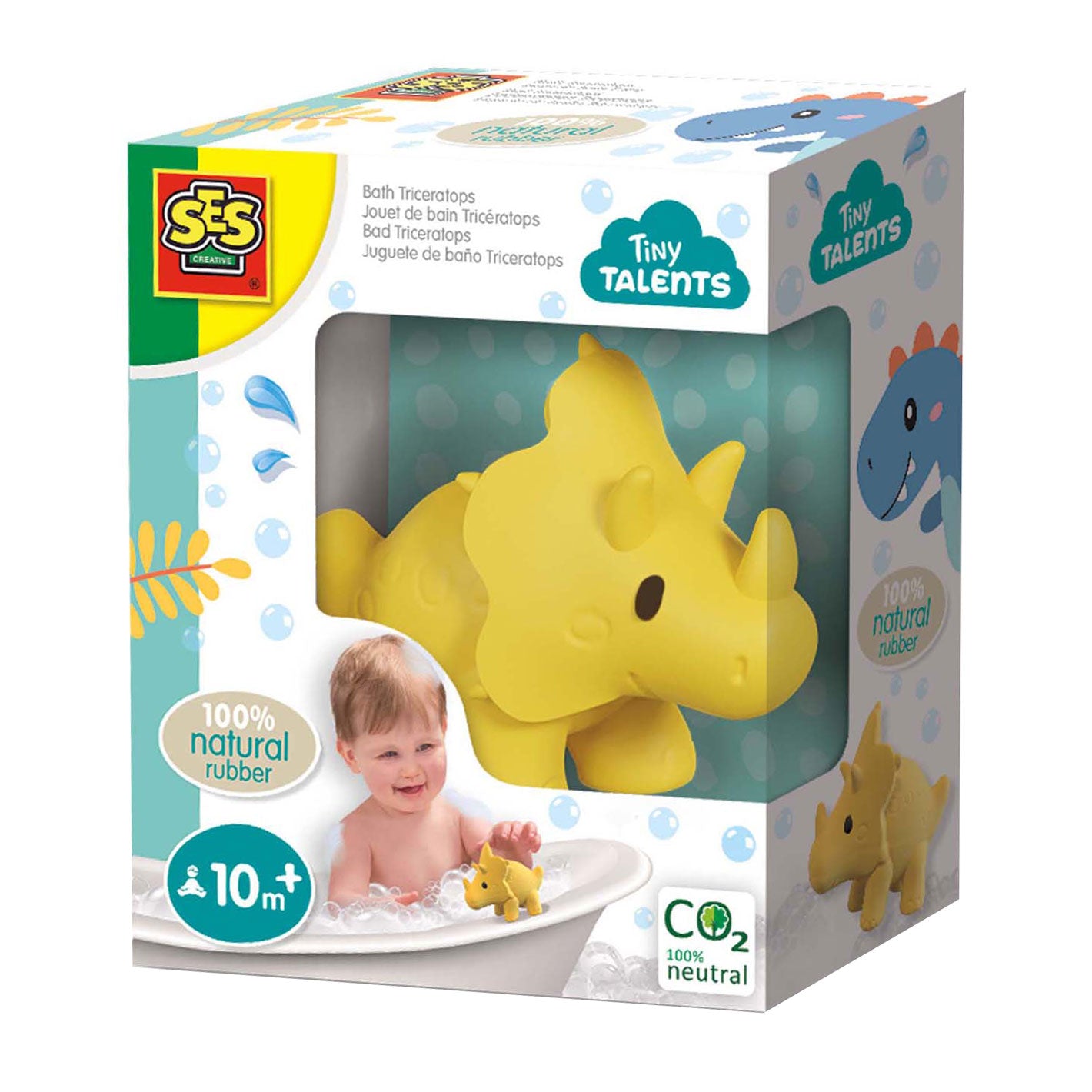 Ses Bad Triceratops - 100% caoutchouc naturel
