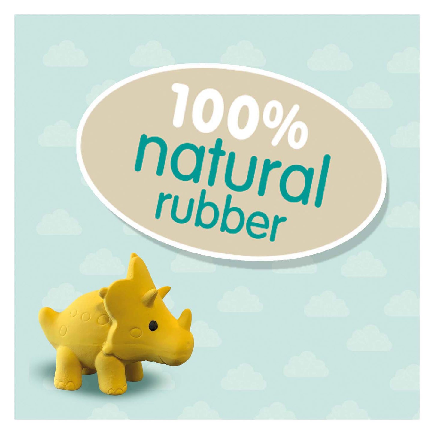 Ses Bad Triceratops - 100% caoutchouc naturel