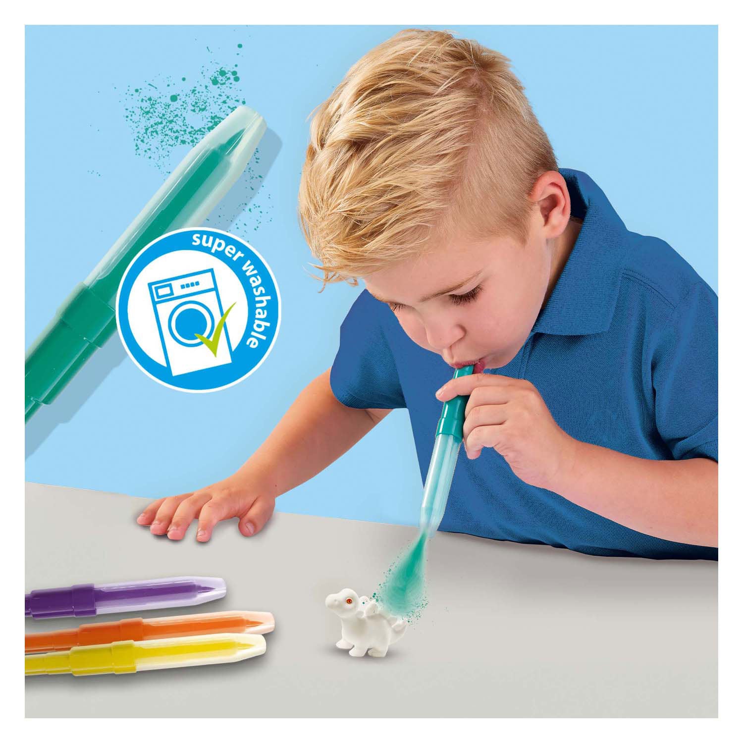 Ses Blow Airbrush Styds - Dinosaures, 3e.