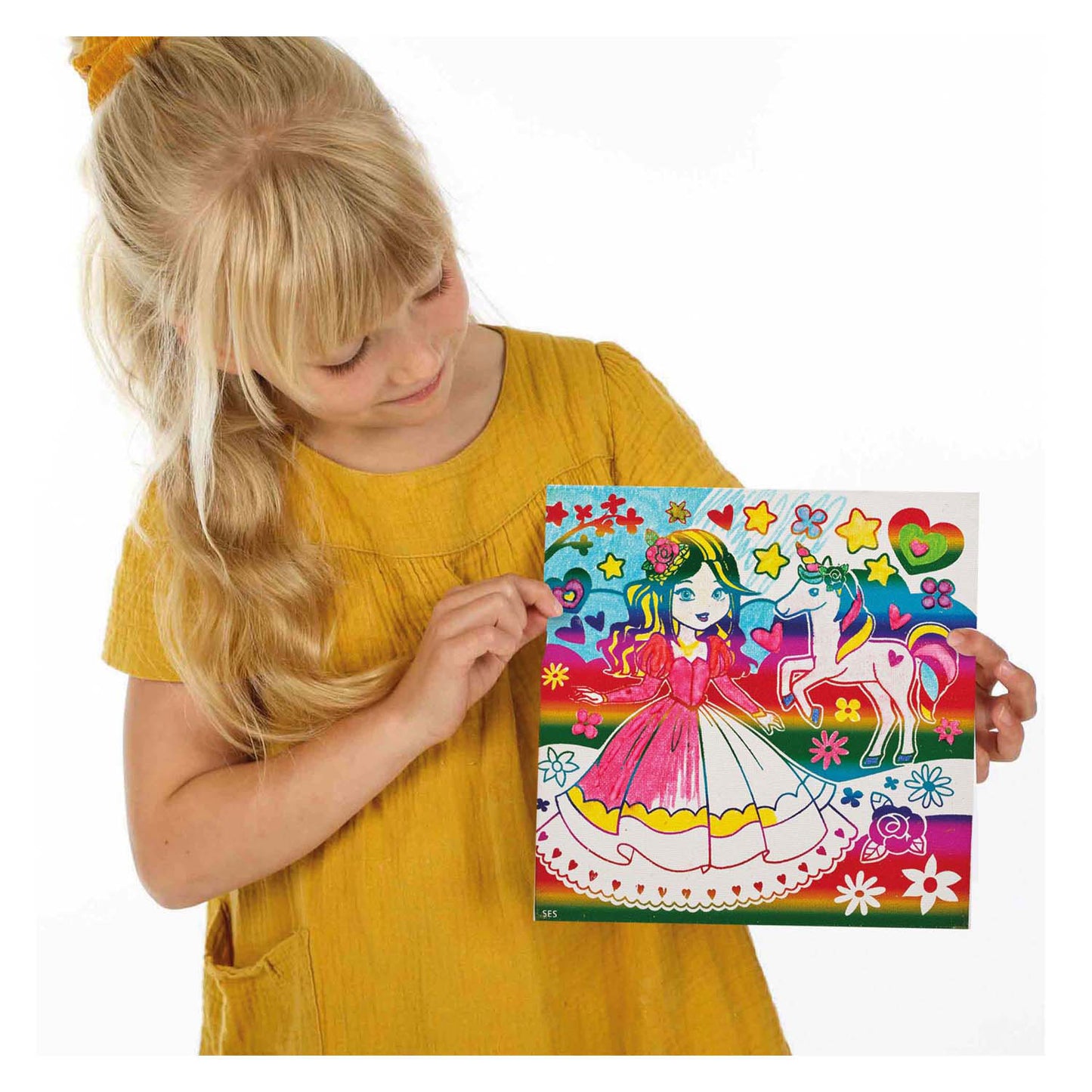 Toile de couleur métallique SES